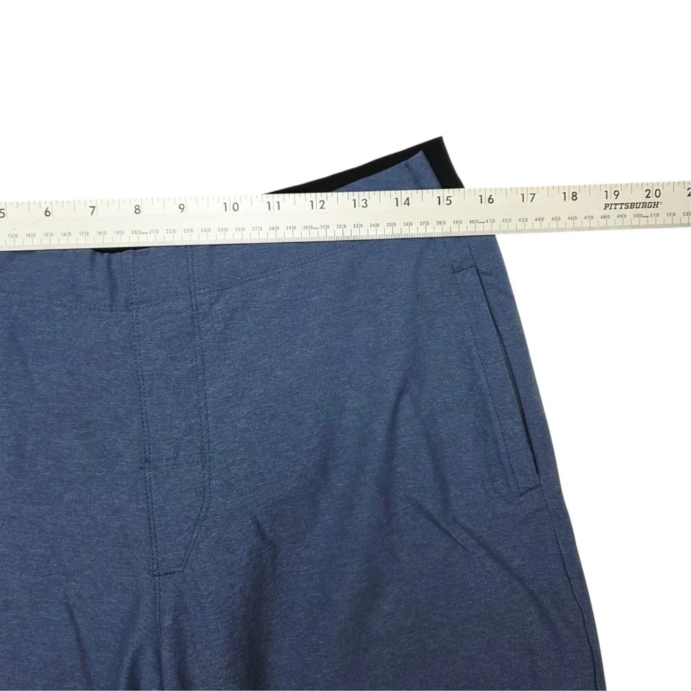 NOBULL Mens Lightweight Training Shorts Blue Heathered Size L Workout Gym